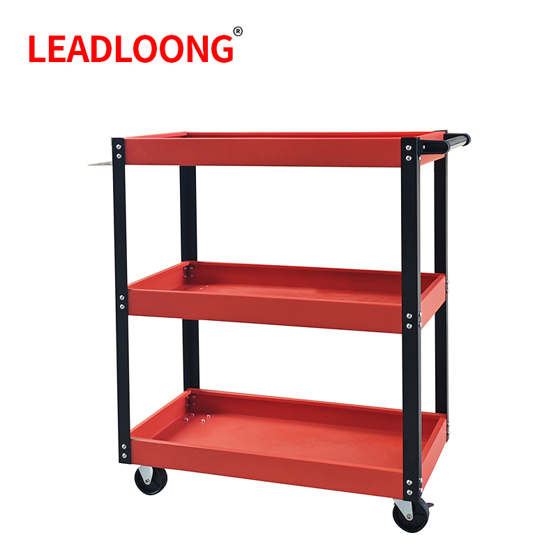 Tools Trolley For Workshop - LEADLOONG Autoreparaturbank, 3-stufiger rollender Werkzeugwagen, 330