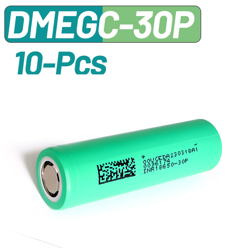 10 Stück DMEGC 30P INR18650 30 – Tools Vape Bewertung und Preis