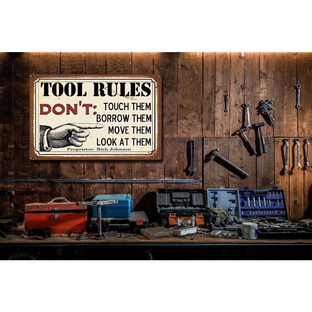 1 Stück Anpassbare Werkzeugreg – Workshop Tools With Name Bewertung und Preis